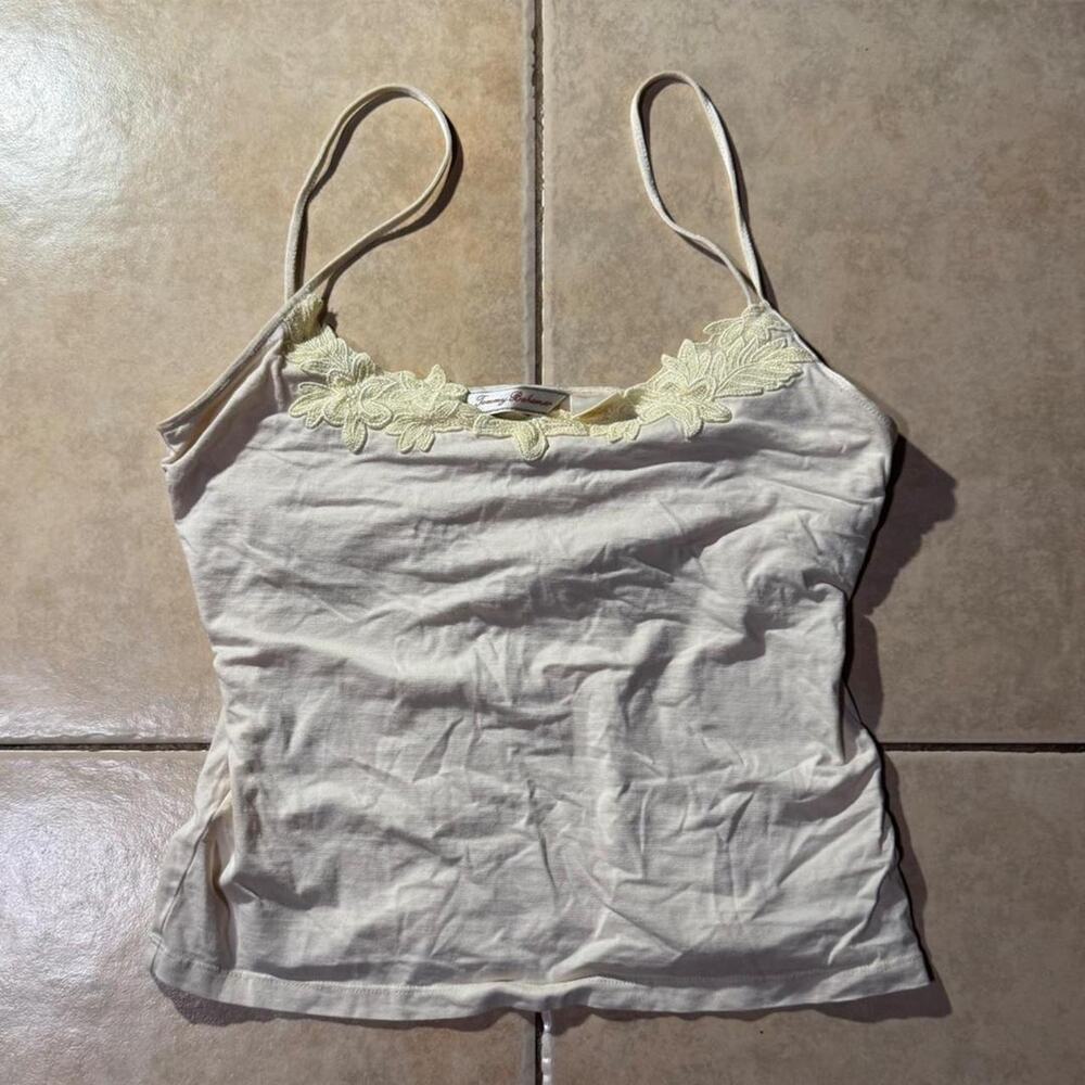 Vintage 2000s tommy bahama cream tank tip Size S/M in Womens